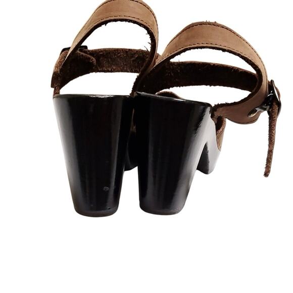 SVEN Mary Jane 3.5” Clogs Mocha Mousse Sz 38 - Picture 8 of 12